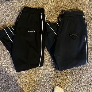 Alphalete joggers both mediums
